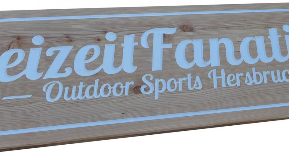 Freizeitpark Firmenschild
