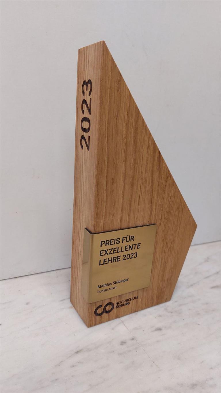 Ausbildungspreis aus Holz