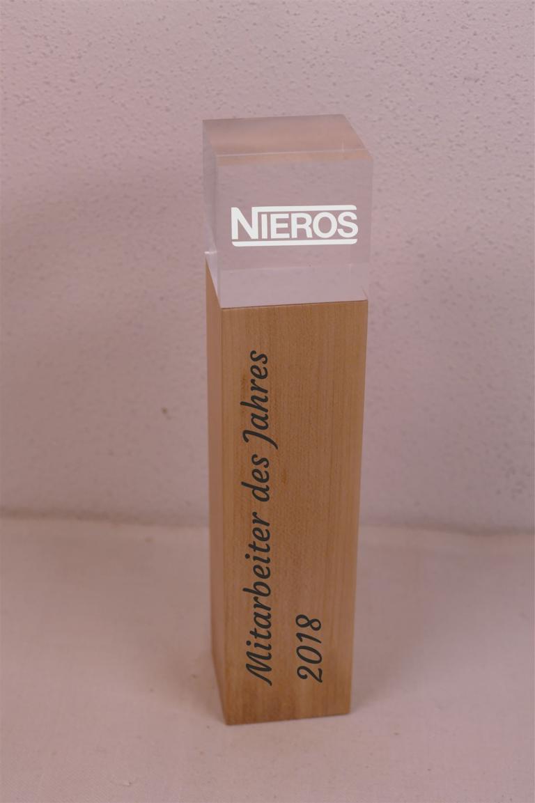 Award Preis aus Holz