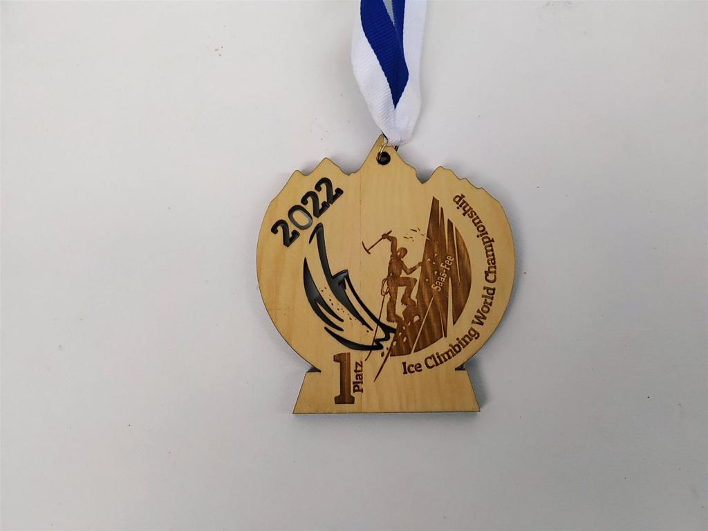 Holzmedaille Berg-Event
