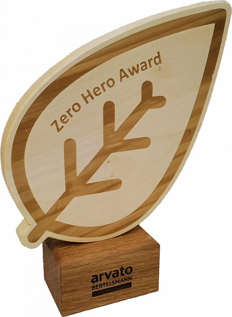 Zero Hero Award Holz